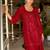 women ethnic motifs embroidered regular sequinned kurta with palazzos & with dupatta