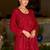women ethnic motifs embroidered regular sequinned kurta with palazzos & with dupatta
