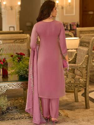 women ethnic motifs embroidered regular thread work kurta with trousers & with dupatta 7