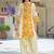 women floral printed regular cotton kurta with palazzos