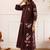 women floral printed regular cotton kurta with palazzos