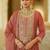 women ethnic motifs embroidered regular sequinned kurta with palazzos & with dupatta