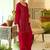 women ethnic motifs embroidered regular sequinned kurta with patiala & with dupatta