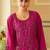 women ethnic motifs embroidered regular sequinned kurta with patiala & with dupatta