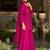women ethnic motifs embroidered regular sequinned kurta with palazzos & with dupatta