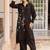 women ethnic motifs embroidered regular thread work kurta with trousers