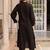 women ethnic motifs embroidered regular thread work kurta with trousers