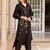 women ethnic motifs embroidered regular thread work kurta with trousers