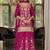 women ethnic motifs embroidered regular mirror work kurta with sharara & with dupatta