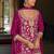 women ethnic motifs embroidered regular mirror work kurta with sharara & with dupatta