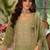women ethnic motifs embroidered regular sequinned kurta palazzos & dupatta