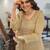 women ethnic motifs embroidered regular sequinned kurta with palazzos & with dupatta