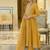 women ethnic motifs embroidered empire thread work kurta with trousers & with dupatta