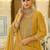 women ethnic motifs embroidered empire thread work kurta with trousers & with dupatta
