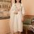 women ethnic motifs embroidered regular thread work liva kurta with trousers & with dupatta