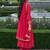 women floral embroidered empire thread work silk kurta with churidar & with dupatta