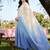 women ethnic motifs embroidered empire thread work cotton kurta with trousers & with dupatta