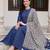 women ethnic motifs regular kurta with trousers & with dupatta
