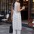 women printed regular cotton kurta with trousers
