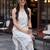 women printed regular cotton kurta with trousers
