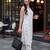 women printed regular cotton kurta with trousers