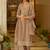 women ethnic motifs embroidered regular thread work kurta with palazzos & with dupatta