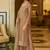 women ethnic motifs embroidered regular thread work kurta with palazzos & with dupatta