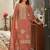 women ethnic motifs embroidered sequinned kurta with trousers & with dupatta