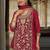 women ethnic motifs embroidered regular thread work kurta with sharara & with dupatta