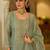 women ethnic motifs embroidered regular thread work kurta with palazzos & with dupatta