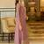 women ethnic motifs embroidered regular kurta with palazzos & with dupatta