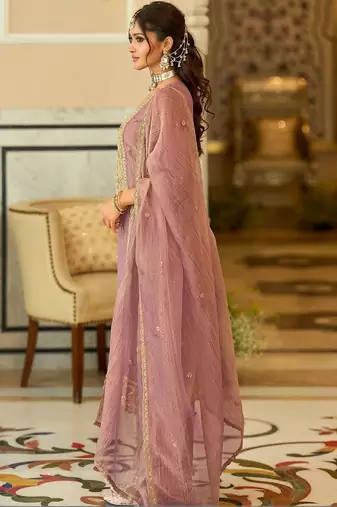 women ethnic motifs embroidered regular kurta with palazzos & with dupatta