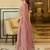women ethnic motifs embroidered regular kurta with palazzos & with dupatta