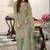 women ethnic motifs embroidered regular sequinned kurta with palazzos & with dupatta