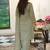 women ethnic motifs embroidered regular sequinned kurta with palazzos & with dupatta