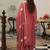 women ethnic motifs embroidered regular mirror work kurta with salwar & with dupatta