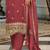 women ethnic motifs embroidered regular mirror work kurta with salwar & with dupatta