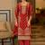 women ethnic motifs embroidered regular thread work kurta with palazzos & with dupatta
