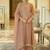 women ethnic motifs embroidered regular sequinned kurta with trousers & with dupatta