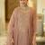 women ethnic motifs embroidered regular sequinned kurta with trousers & with dupatta
