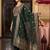 women ethnic motifs embroidered regular mirror work liva kurta with trousers & with dupatta