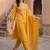 women ethnic motifs embroidered regular thread work liva kurta with trousers & with dupatta