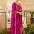 women ethnic motifs embroidered regular kurta with trousers & with dupatta
