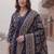 women ethnic motifs printed regular cotton kurta with trousers & with dupatta