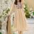 women ethnic motifs embroidered empire patchwork kurta with trousers & with dupatta