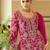women ethnic motifs embroidered regular kurta with sharara & with dupatta
