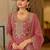 women ethnic motifs embroidered regular kurta with palazzos & with dupatta