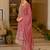 women ethnic motifs embroidered regular kurta with palazzos & with dupatta