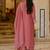women ethnic motifs embroidered regular kurta with palazzos & with dupatta