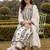 women floral embroidered regular thread work kurta with trousers & with dupatta